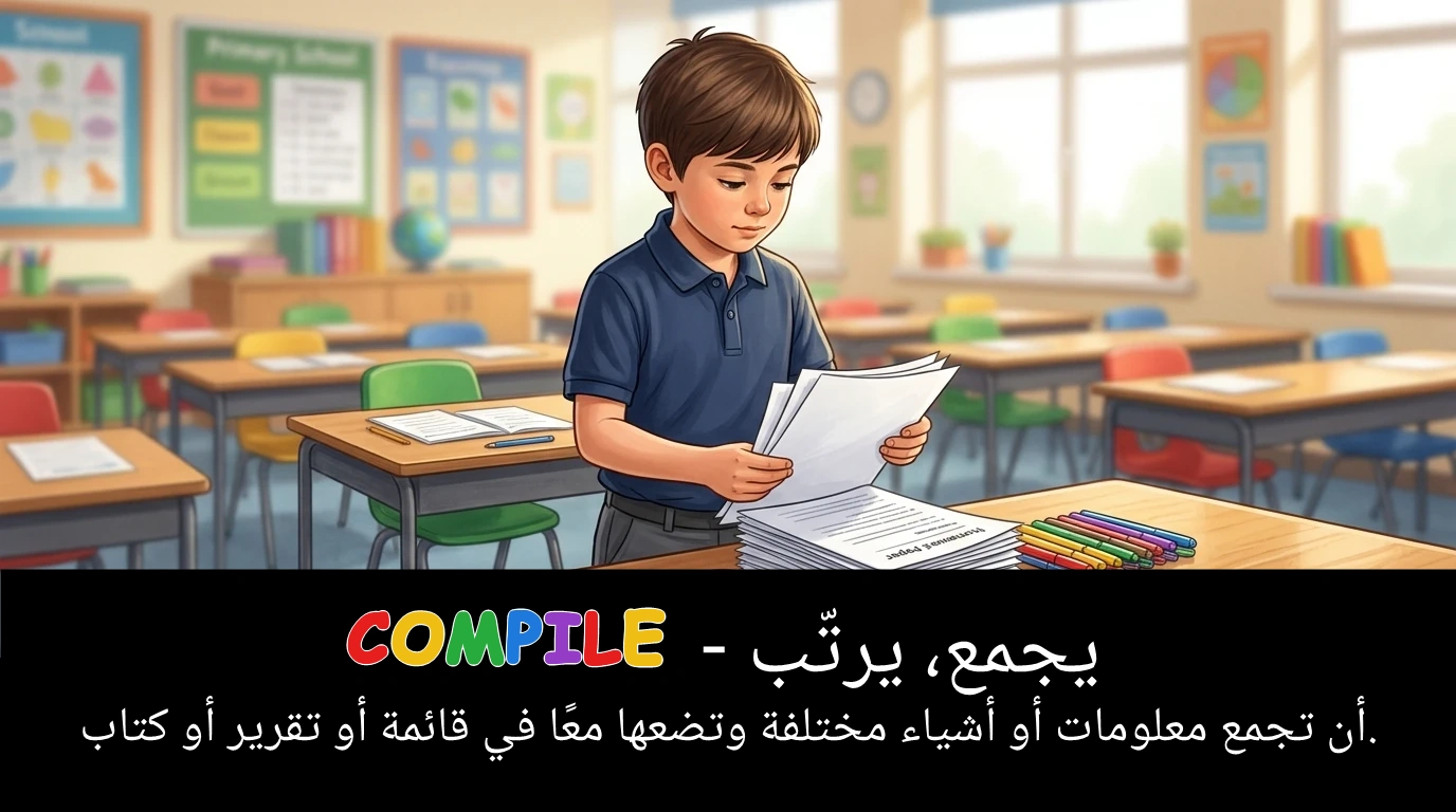 Arabic Illustration for compile
